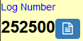 Log Number Contract Log Statement icon