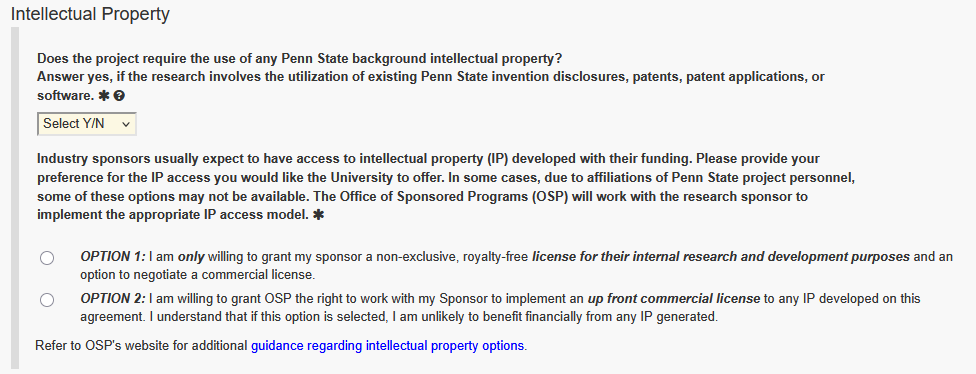 Current Intellectual Property Questions