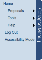 CRCS Navigation pane.
