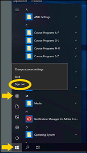 Click Sign Out to disconnect