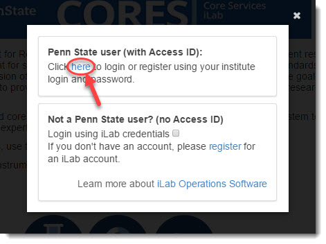 Screenshot to show where to click
