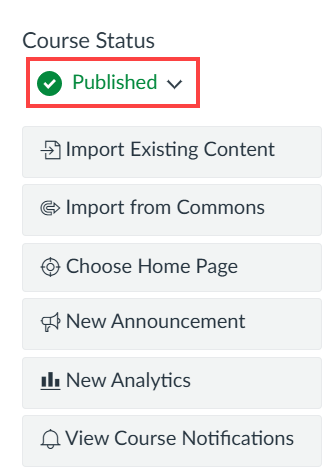 The Published status for this pride.