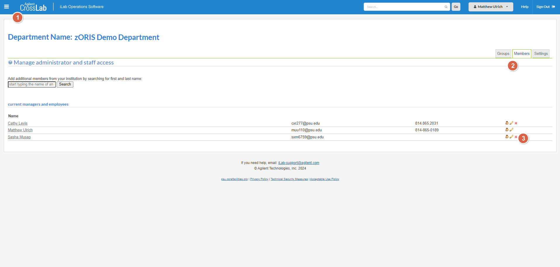 Screen shot of where to click to follow instructions