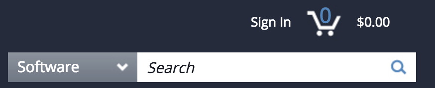 Software at Penn State website Sign In button