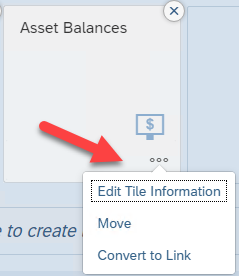 Screenshot of SIMBA Edit Tile option