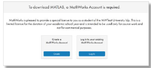 mathworks account page