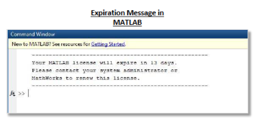 matlab expiration notice