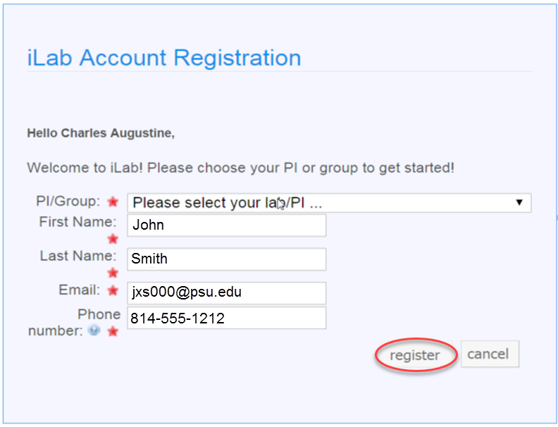 Screenshot to show where to click